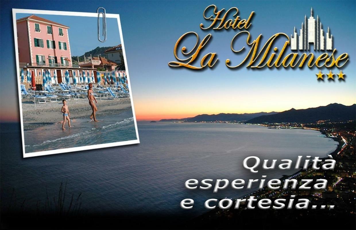Hotel La Milanese Pietra Ligure Exteriör bild